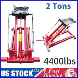 Heavy Duty 2 Tons Hydraulic Transmission Jack Lift 4400lbs Floor Jack Stand Tool