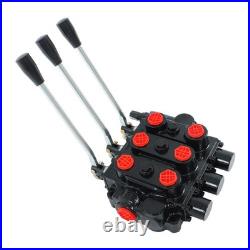 Heavy Duty 3 Spool Hydraulic Valve 25 GPM 3000 PSI 3/4 NPT RD532CCCAAA5A4B1