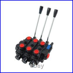 Heavy Duty 3 Spool Hydraulic Valve 25 GPM 3000 PSI 3/4 NPT RD532CCCAAA5A4B1