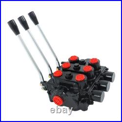 Heavy Duty 3 Spool Hydraulic Valve 25 GPM 3000 PSI 3/4 NPT RD532CCCAAA5A4B1