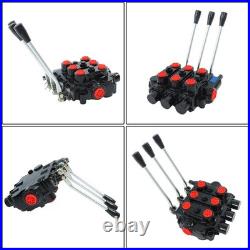 Heavy Duty 3 Spool Hydraulic Valve 25 GPM 3000 PSI 3/4 NPT RD532CCCAAA5A4B1