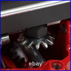 Heavy-Duty 3 Ton Hydraulic Floor Jack with Single Quick Lift Piston Pump Red