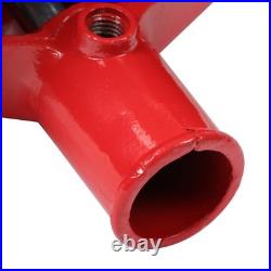 Heavy-Duty 3 Ton Hydraulic Floor Jack with Single Quick Lift Piston Pump Red