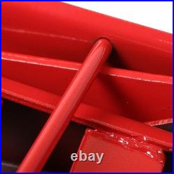 Heavy-Duty 3 Ton Hydraulic Floor Jack with Single Quick Lift Piston Pump Red