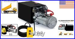Heavy-Duty 4 Quart Hydraulic Power Unit 12V Electric Pump with Remote Control