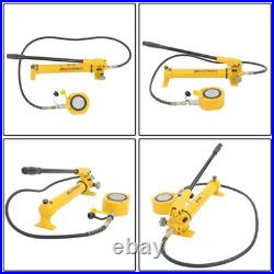 Heavy Duty 50T Hydraulic Cylinder Jack Set Includes CP-700 Pump