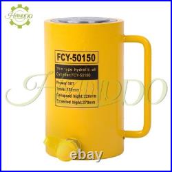 Heavy Duty 50 Ton 6 inch Stroke Hydraulic Cylinder Jack Single Acting Solid Ram