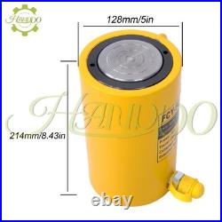 Heavy Duty 50 Ton 6 inch Stroke Hydraulic Cylinder Jack Single Acting Solid Ram