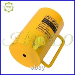 Heavy Duty 50 Ton 6 inch Stroke Hydraulic Cylinder Jack Single Acting Solid Ram