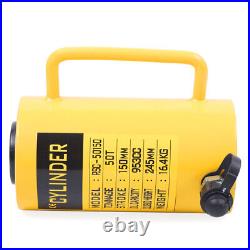 Heavy Duty 50 Ton 6 inch Stroke Hydraulic Cylinder Jack Single Acting Solid Ram