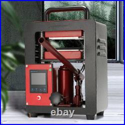 Heavy Duty 5 Ton Hydraulic Heat Press Machine Dual Heating Plated 2.44.7 110V