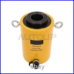 Heavy Duty 60 Ton Hollow Hydraulic Ram Cylinder Jack Single Acting 2 Stroke