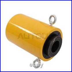 Heavy Duty 60 Ton Hollow Hydraulic Ram Cylinder Jack Single Acting 2 Stroke