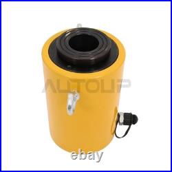 Heavy Duty 60 Ton Hollow Hydraulic Ram Cylinder Jack Single Acting 2 Stroke