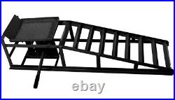 Heavy Duty Auto Car Truck Service Ramps Lifts Car Hydraulic Lift Frame 2 Pcs Blk