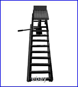 Heavy Duty Auto Car Truck Service Ramps Lifts Car Hydraulic Lift Frame 2 Pcs Blk