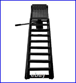 Heavy Duty Auto Car Truck Service Ramps Lifts Car Hydraulic Lift Frame 2 Pcs Blk