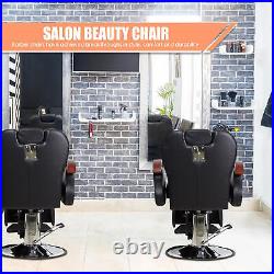 Heavy Duty Barber Chair All Purpose Hydraulic Recline Barber Chair Salon Chair