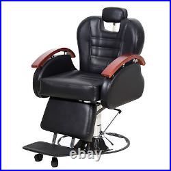 Heavy Duty Barber Chair All Purpose Hydraulic Recline Barber Chair Salon Chair