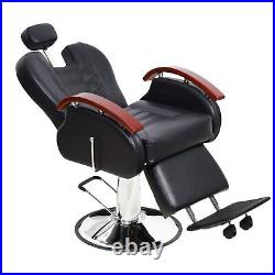 Heavy Duty Barber Chair All Purpose Hydraulic Recline Barber Chair Salon Chair