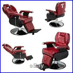 Heavy Duty Barber Chair Hydraulic Recline Salon Beauty All Purpose Equipment