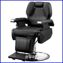 Heavy Duty Barber Chair Hydraulic Recline Salon Beauty Stylist Station Equipment