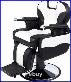 Heavy Duty Barber Chair Hydraulic Recline Shampoo Beauty Spa Salon Equipment
