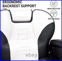 Heavy Duty Barber Chair Hydraulic Recline Shampoo Beauty Spa Salon Equipment