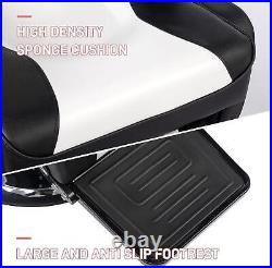 Heavy Duty Barber Chair Hydraulic Recline Shampoo Beauty Spa Salon Equipment