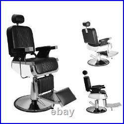 Heavy Duty Classic Barber Chair Hydraulic Recline Salon Beauty Spa Chair