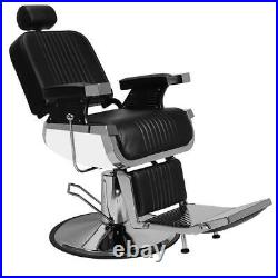 Heavy Duty Classic Barber Chair Hydraulic Recline Salon Beauty Spa Chair