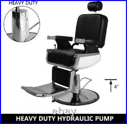 Heavy Duty Classic Barber Chair Hydraulic Recline Salon Beauty Spa Chair