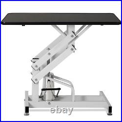 Heavy Duty Dog Grooming Table Large Hydraulic Z-Lift Pet Grooming Table USA