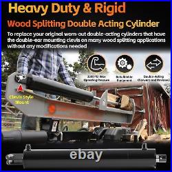 Heavy Duty Double Acting Hydraulic Log Splitter Cylinder 4.5x24-1.75 Rod