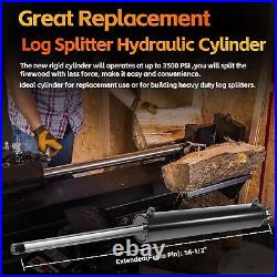 Heavy Duty Double Acting Hydraulic Log Splitter Cylinder 4.5x24-1.75 Rod