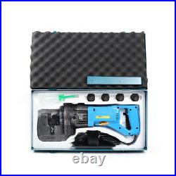 Heavy Duty Electric Hydraulic Knockout Hole Punch Machine with Die Set 900W 110V