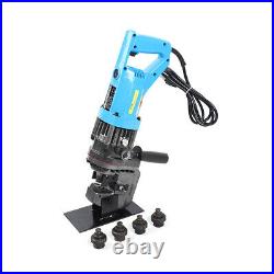 Heavy Duty Electric Hydraulic Knockout Hole Punch Machine with Die Set 900W 110V