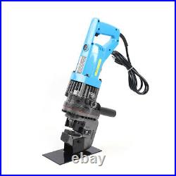 Heavy Duty Electric Hydraulic Knockout Hole Punch Machine with Die Set 900W 110V