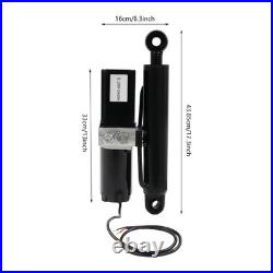 Heavy Duty Electro-Hydraulic Actuator 8 Stroke 4409 lbs Lift 12V 800W