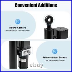 Heavy Duty Electro-Hydraulic Actuator 8 Stroke 4409 lbs Lift 12V 800W 200mm