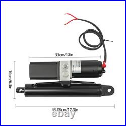 Heavy Duty Electro-Hydraulic Actuator 8 Stroke 4409 lbs Lift 12V 800w