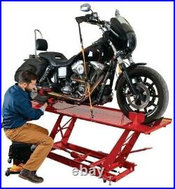 Heavy Duty Hydraulic ATV Motorcycle Lift 1000 LB (1/2 Ton) Bike Stand Jack Table