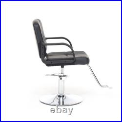 Heavy Duty Hydraulic Barber Chair 360° Swivel Adjustable Height Hair Stylist