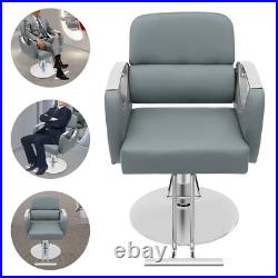 Heavy-Duty Hydraulic Barber Chair Adjustable Salon Stylist Seat