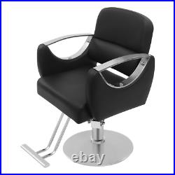 Heavy Duty Hydraulic Barber Chair Black Hair Salon Chair Hair Styling Chair Spa
