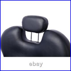 Heavy Duty Hydraulic Barber Chair Extra Wide Seat Reclining Salon Spa
