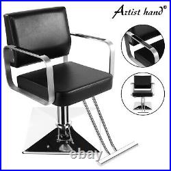 Heavy Duty Hydraulic Barber Chair Spa Salon Styling Beauty Spa Equipment Black