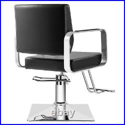 Heavy Duty Hydraulic Barber Chair Spa Salon Styling Beauty Spa Equipment Black