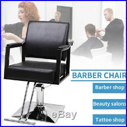 Heavy Duty Hydraulic Barber Chair Styling Salon Beauty Shampoo Spa Equipment