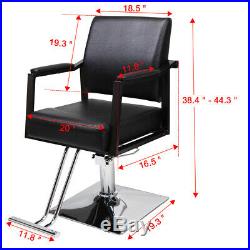 Heavy Duty Hydraulic Barber Chair Styling Salon Beauty Shampoo Spa Equipment